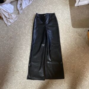 Black Leather Pants